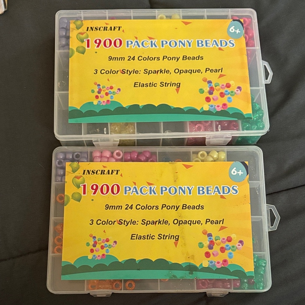 1900 Pack Pony Beads - Multicolor Set
